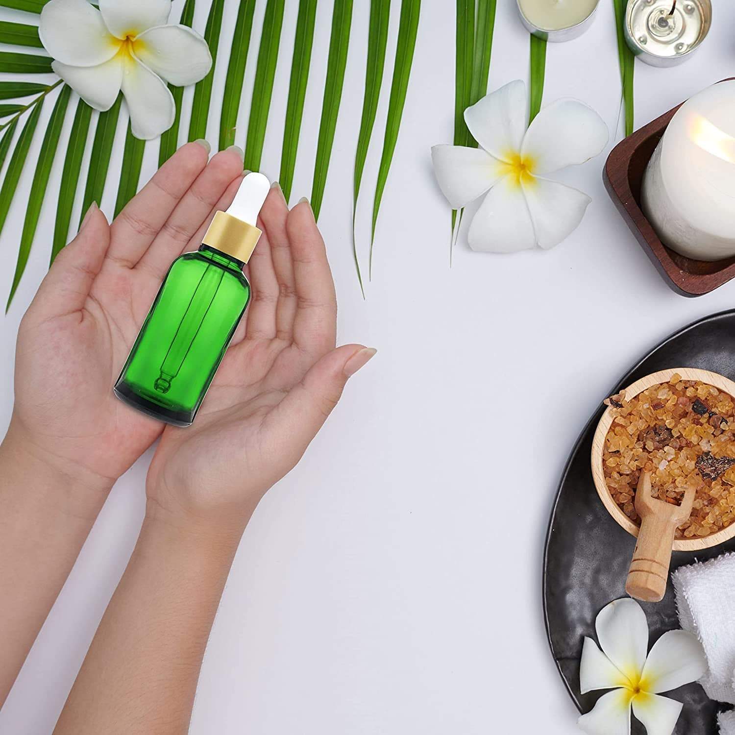 Salvia Glass Amber Bottles Amber Green Color Bottles 30ml Salvia Glass Amber Bottles Amber Green Color Bottles 30ml